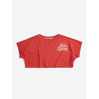 Bobo Choses Bobo Choses by hand cropped tshirt // kids