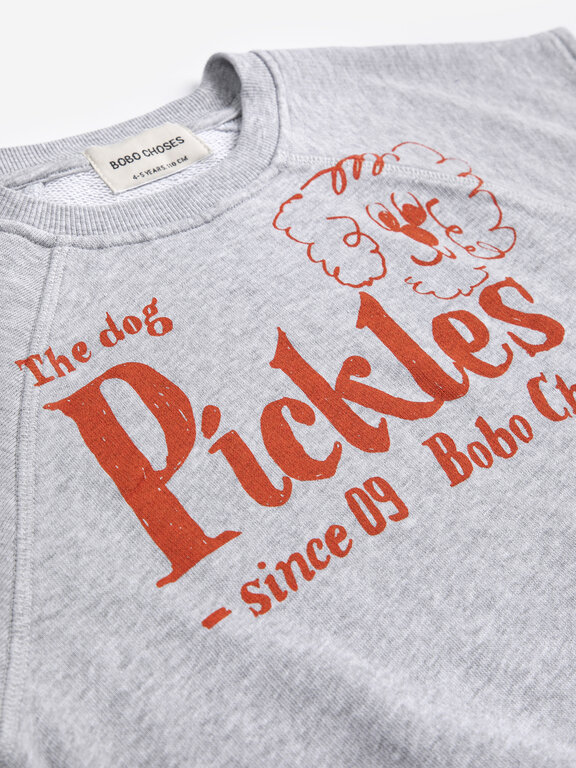 Bobo Choses pickles the dog sleeveless sweatshirt // kids