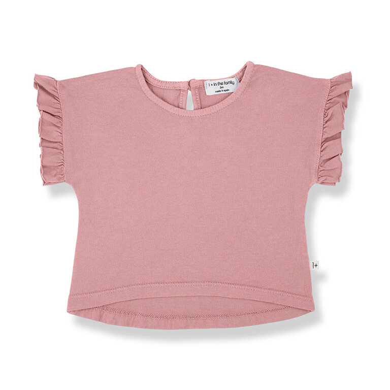 1+ in the family campanet tee // strawberry