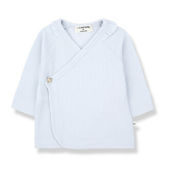 1+ in the family caterina wrap top // misty blue