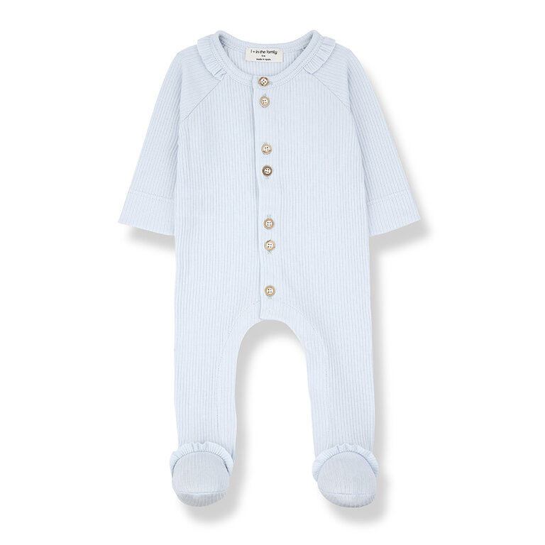 1+ in the family clareta jumpsuit // misty blue