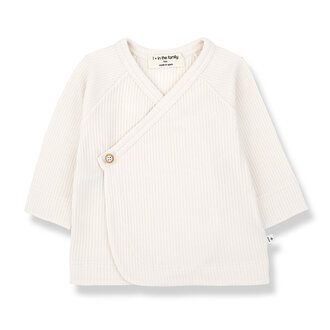 1+ in the family elodie wrap top //  ecru