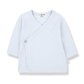 1+ in the family elodie wrap top // misty blue