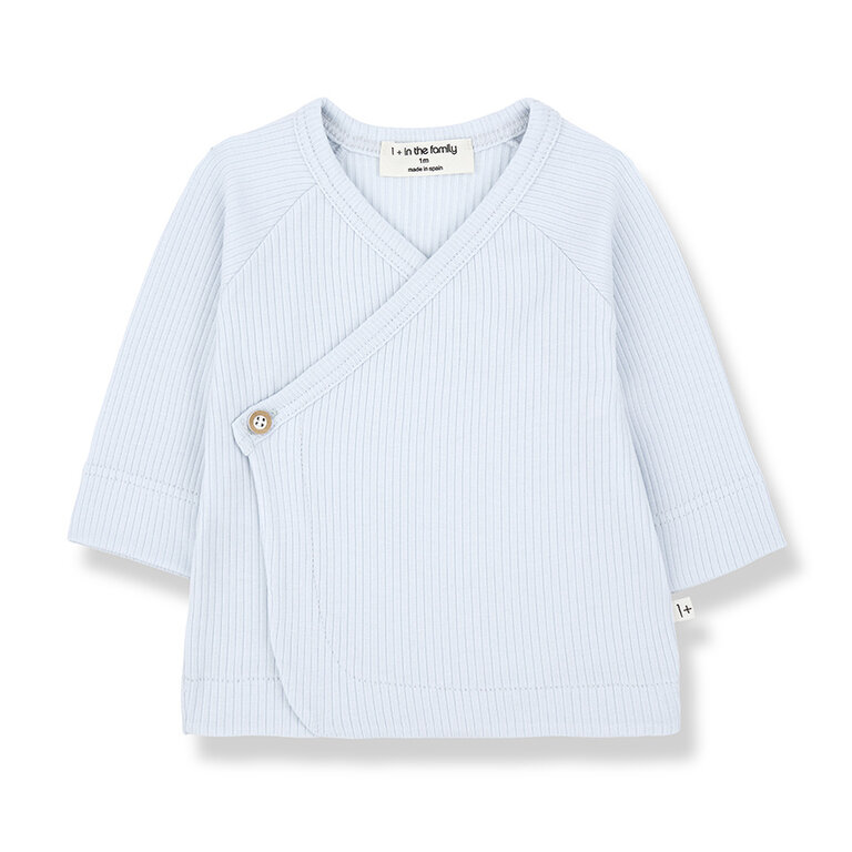 1+ in the family elodie wrap top // misty blue