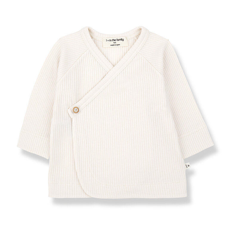 1+ in the family elodie wrap top // ecru