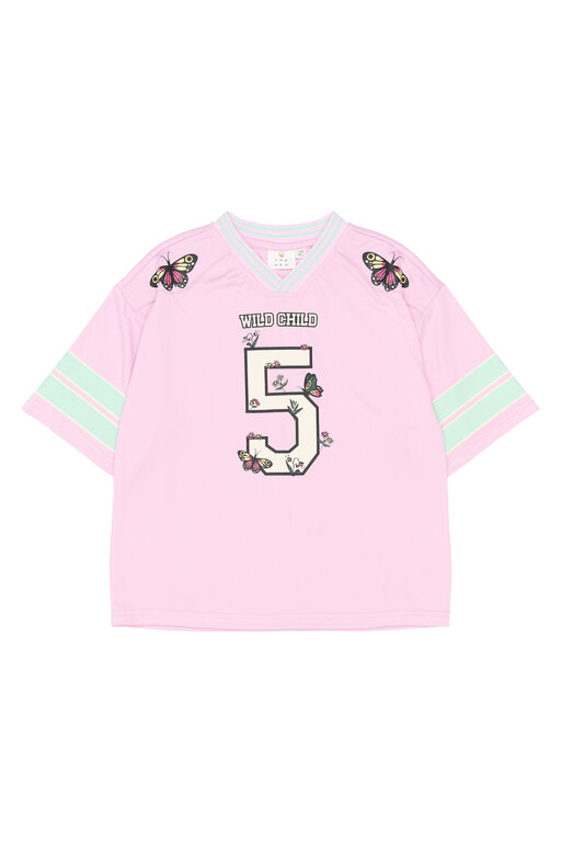 The New sports tee // silver pink