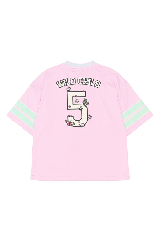 The New sports tee // silver pink