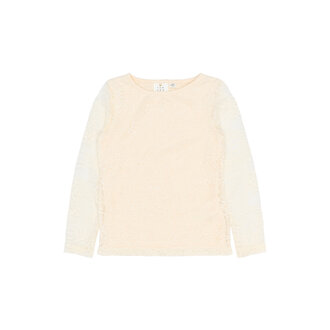 The New lace tee // gardenia