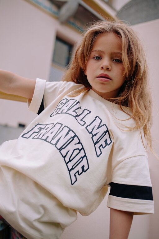 Call me Frankie baseball tshirt // offwhite