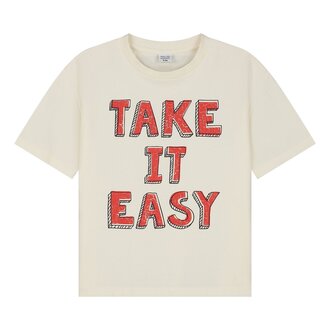 Call me Frankie take it easy tshirt // off white