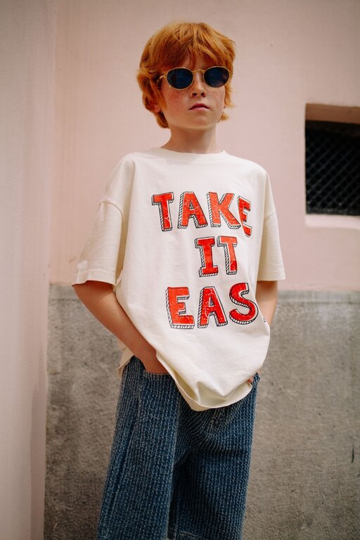 Call me Frankie take it easy tshirt // off white