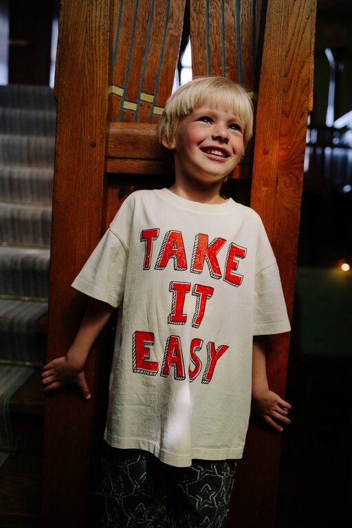 Call me Frankie take it easy tshirt // off white