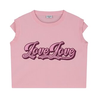 Call me Frankie love love tshirt // pink