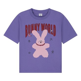 Call me Frankie bunny tshirt // purple
