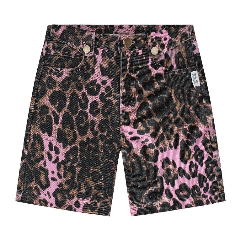 Call me Frankie pink leopard shorts // pink