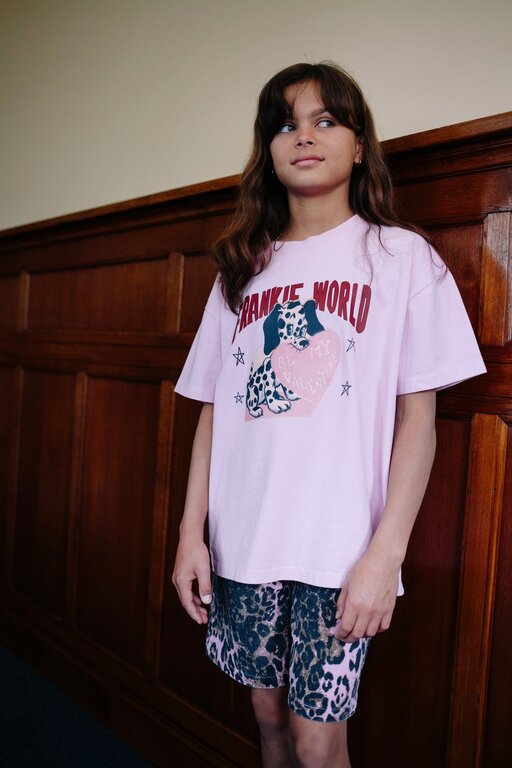 Call me Frankie pink leopard shorts // pink