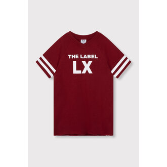 Alix the label sporty sweat dress  // cerise