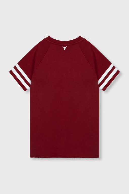 Alix the label sporty sweat dress  // cerise