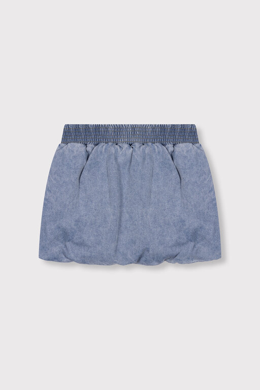 Alix the label denim balloon skirt // light blue denim