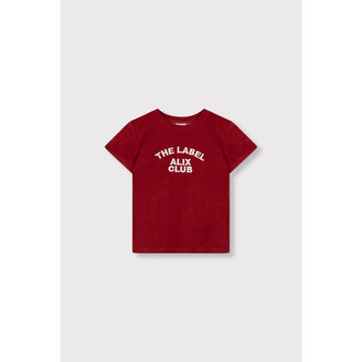 Alix the label terry tshirt // cerise