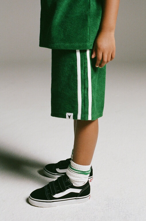 Alix the label terry shorts // green