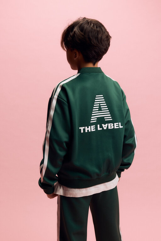 Alix the label training cardigan // green