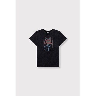Alix the label band tshirt // charcoal grey