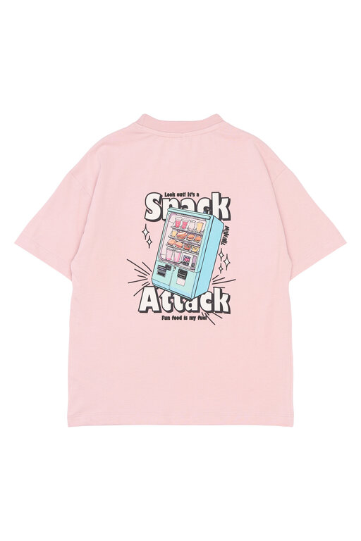 The New snack ss tee // silver pink
