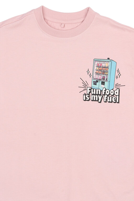 The New snack ss tee // silver pink