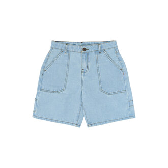 The New savid baggy fit worker shorts // light blue denim