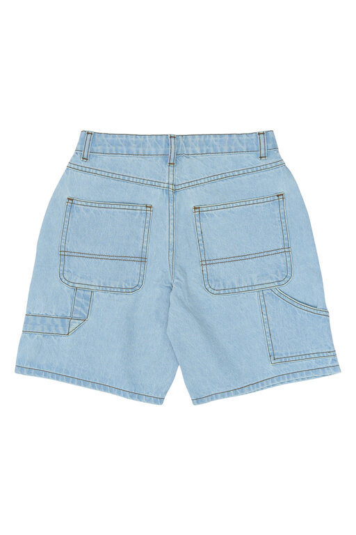The New savid baggy fit worker shorts // light blue denim
