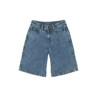 The New svende long baggy fit denim shorts // light blue denim