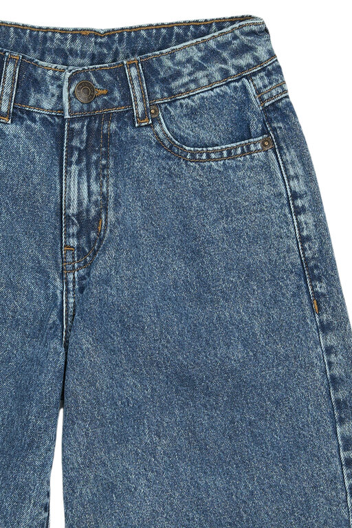 The New svende long baggy fit denim shorts // light blue denim