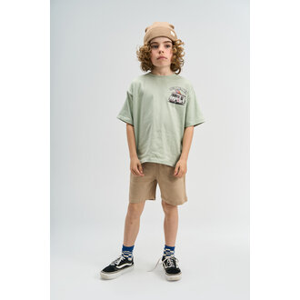 The New stefano ss tee // aqua gray