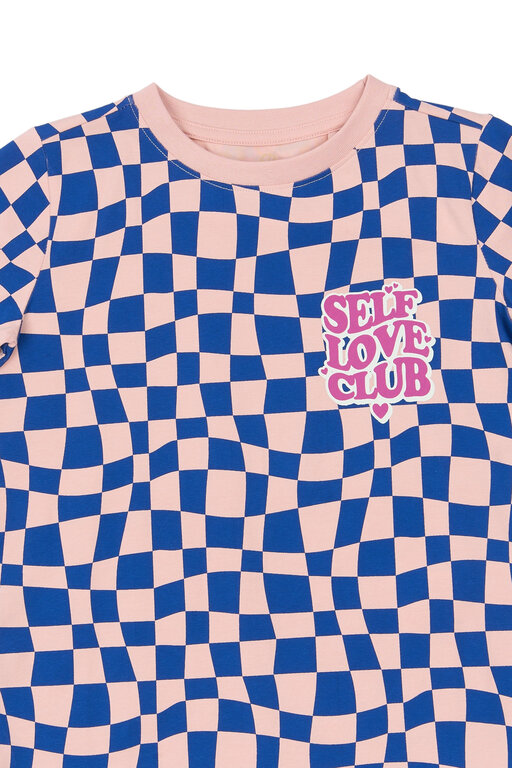 The New sisse ss tee // silver pink AOP