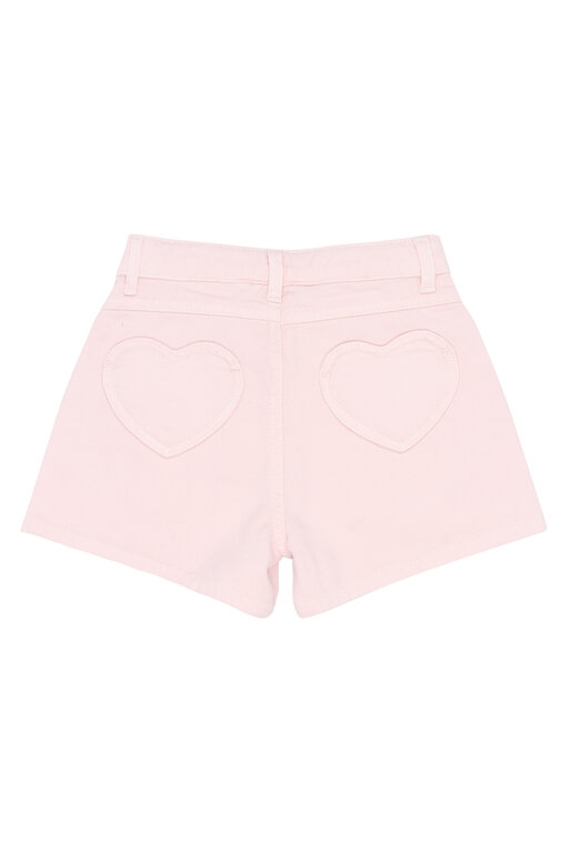 The New samantha regular fit denim shorts // light lilac