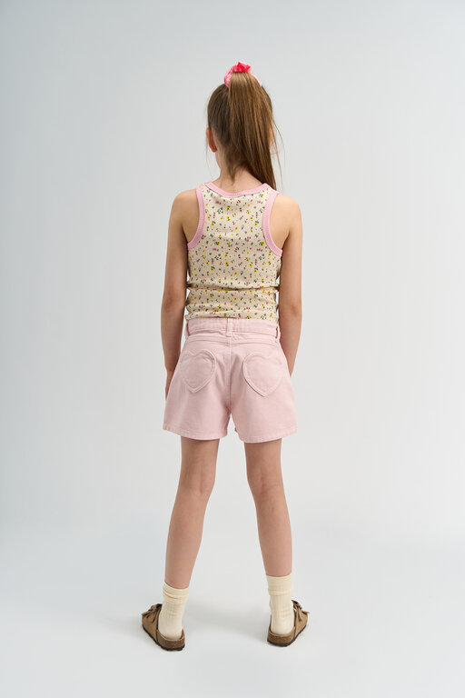 The New summer rib top // gardenia AOP