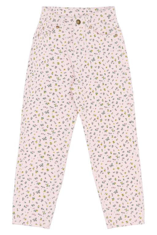 The New selda mom fit jeans // light lilac AOP