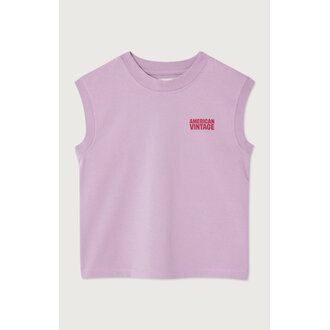 American Vintage gixy tee // lilas pastel