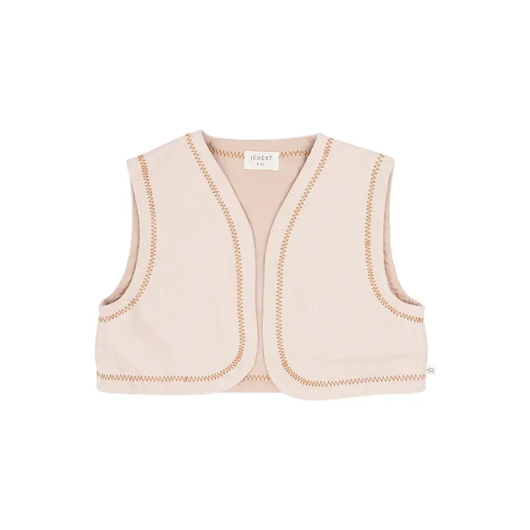 Jenest lily gilet // blossom rose