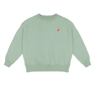 Jenest happy bird sweater // sage green