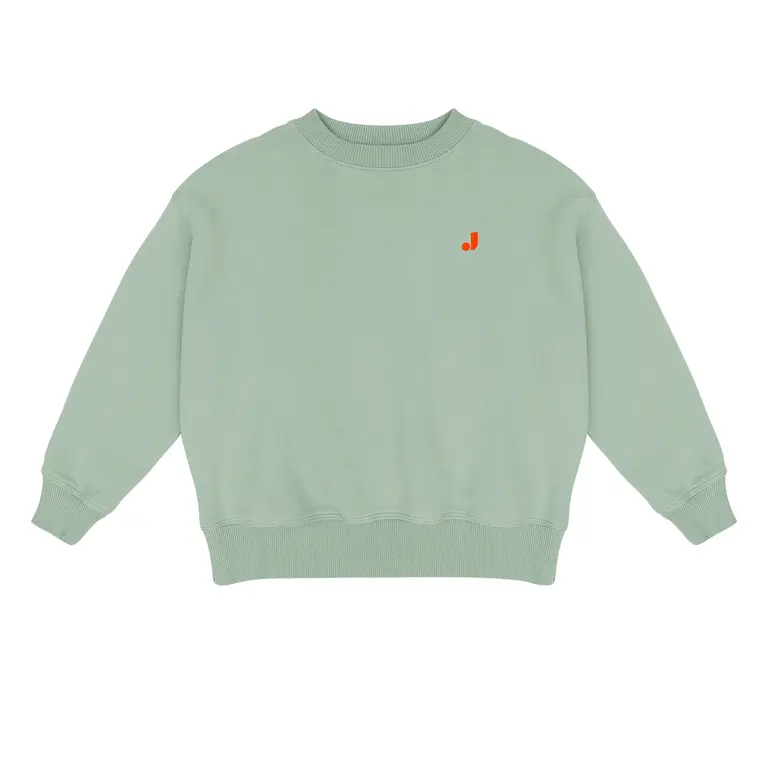 Jenest happy bird sweater // sage green
