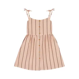 Jenest bonne dress // peach rose stripe
