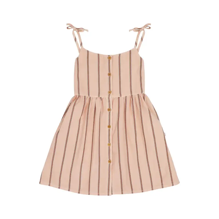 Jenest bonne dress // peach rose stripe