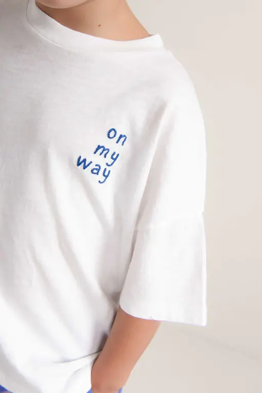 Jenest ben oversized t-shirt // off white