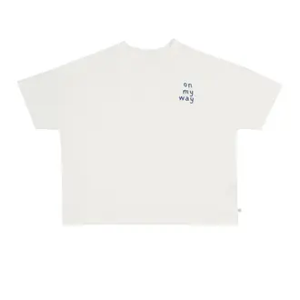 Jenest ben oversized t-shirt // off white