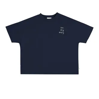 Jenest ben oversized t-shirt // navy blue