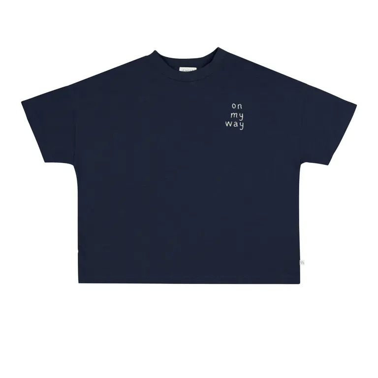 Jenest ben oversized t-shirt // navy blue