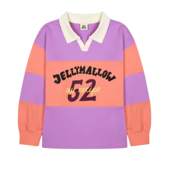 Jelly Mallow JM lettering // collar sweatshirt