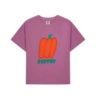 Jelly Mallow bell pepper applique // t-shirt